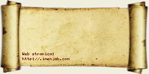 Ivanka Debeljak vizit kartica